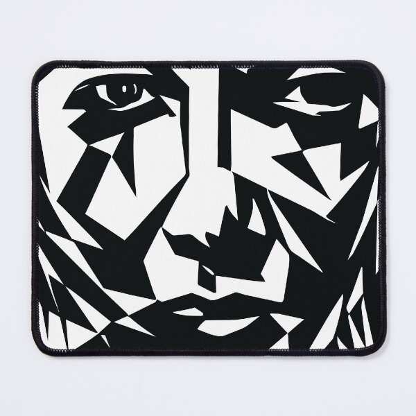 Item preview, Fractured Face - Geometric Portrait Art designed and sold by photossmirnov.