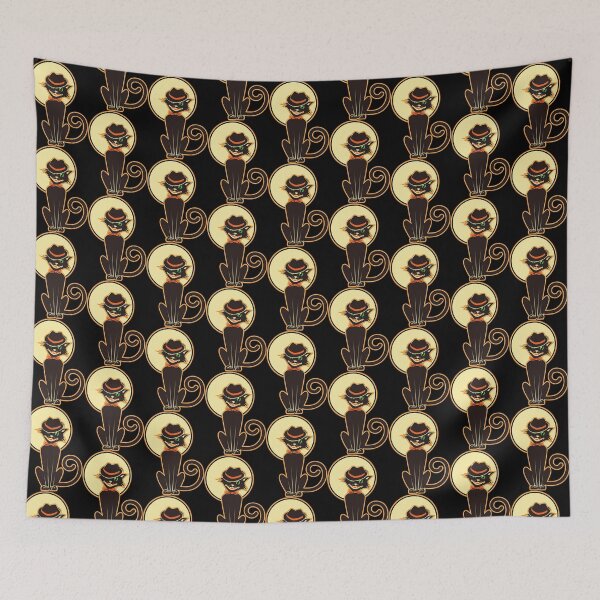 Artikelvorschau, Retro Halloween Cool Kitty entworfen und verkauft von LMHDesigns.