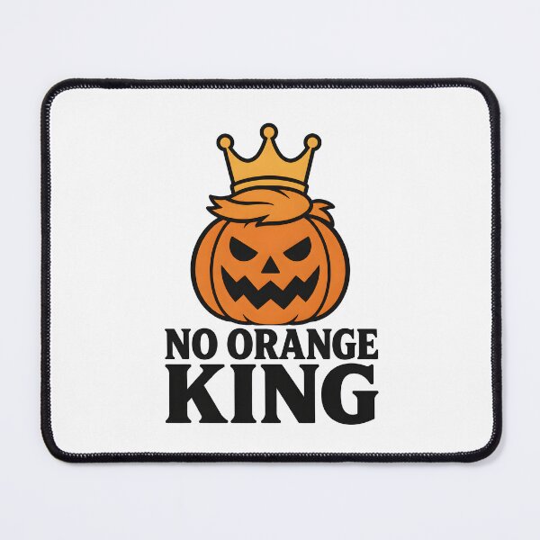 Item preview, No Orange King Halloween Political Jack O Lantern Sticker designed and sold by stylishsketcher.