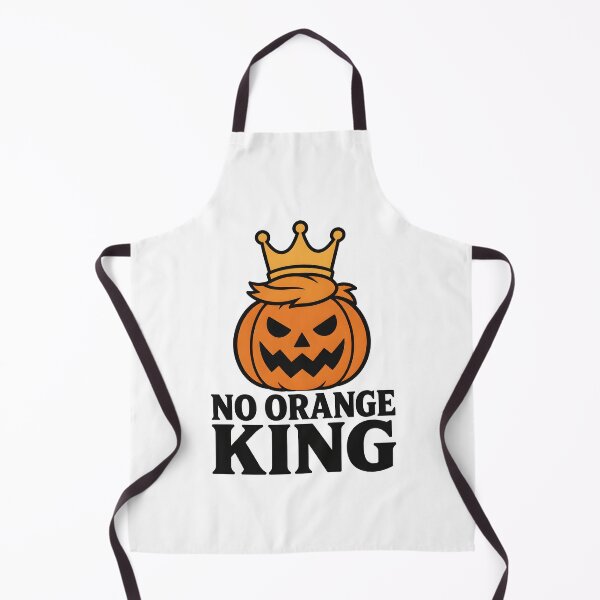 Item preview, No Orange King Halloween Political Jack O Lantern Sticker designed and sold by stylishsketcher.