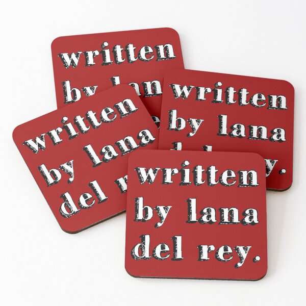 Item preview, written by lana del rey. sign music queen red designed and sold by Doctor Schtrudel.