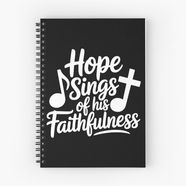 Item preview, Hope Sings of His Faithfulness designed and sold by theartfulaspie.