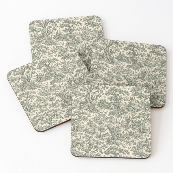 Artikelvorschau, Fantasy Forest Toile-Muster entworfen und verkauft von Inkworksbyshery.