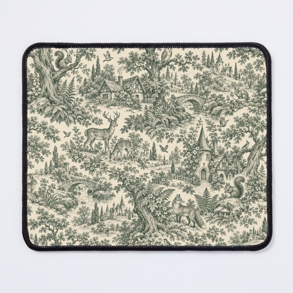 Item preview, Fantasy Forest Toile Repeating Pattern designed and sold by Inkworksbyshery.