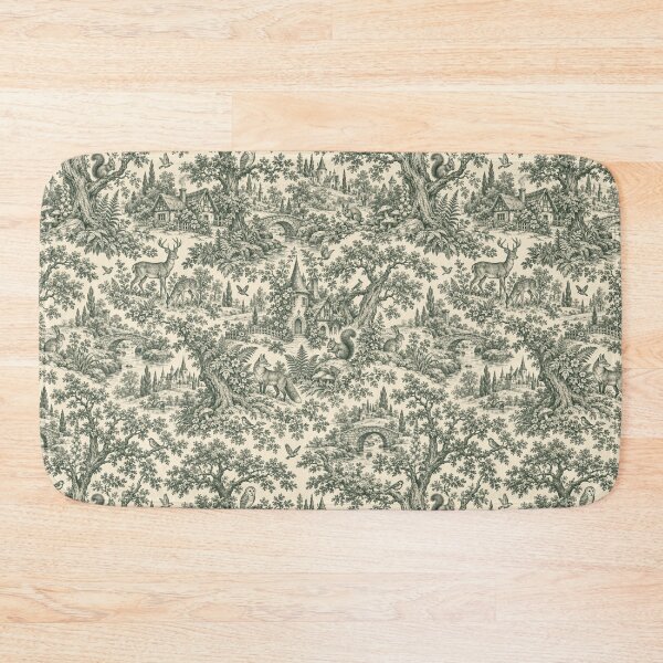 Item preview, Fantasy Forest Toile Repeating Pattern designed and sold by Inkworksbyshery.