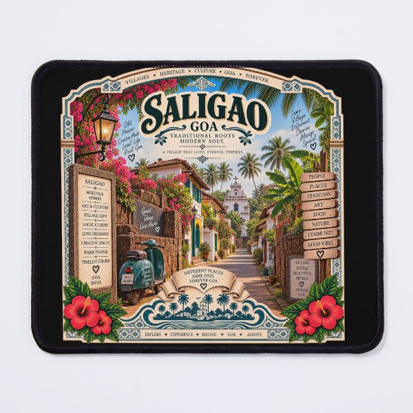 Item preview, Saligão Goa — Traditional Roots · Modern Soul designed and sold by Goanheartprints.