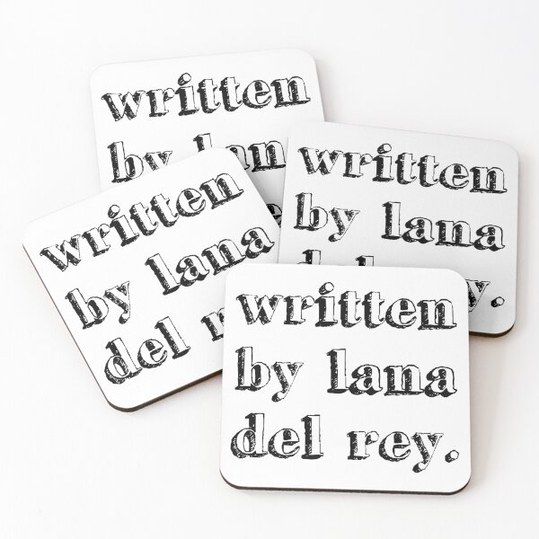 Item preview, written by lana del rey. sign music queen white designed and sold by Doctor Schtrudel.