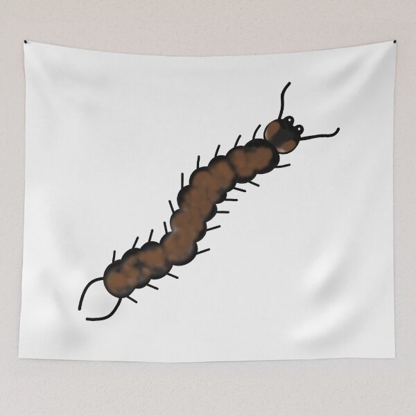 Item preview, Brown Creepy Crawlies Centipede designed and sold by Sartoris Art.