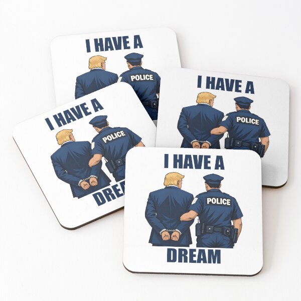 Item preview, I Have A Dream Donald Trump Arrested Handcuffed Graphic designed and sold by stylishsketcher.