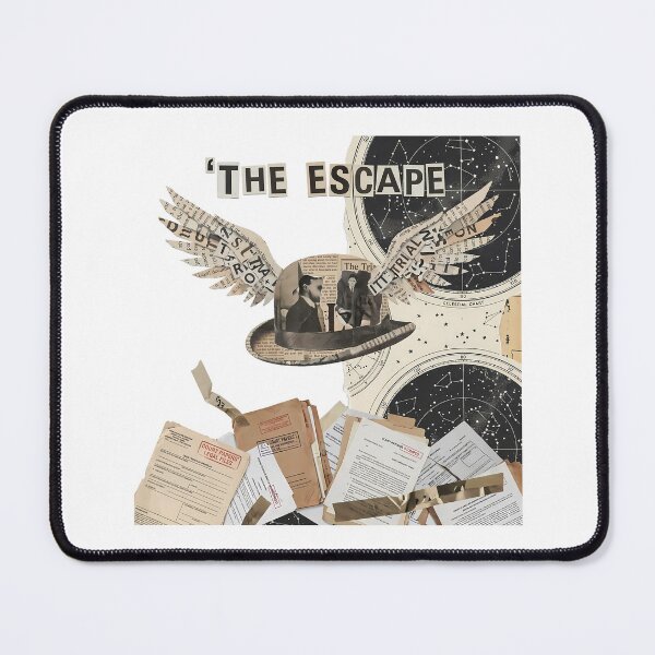 Item preview, Franz Kafka Literary Vintage Collage Art designed and sold by OzzFrequency.