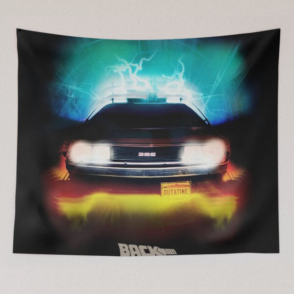 Item preview, DeLorean Time Machine – Neon Night designed and sold by sailor-moon92.