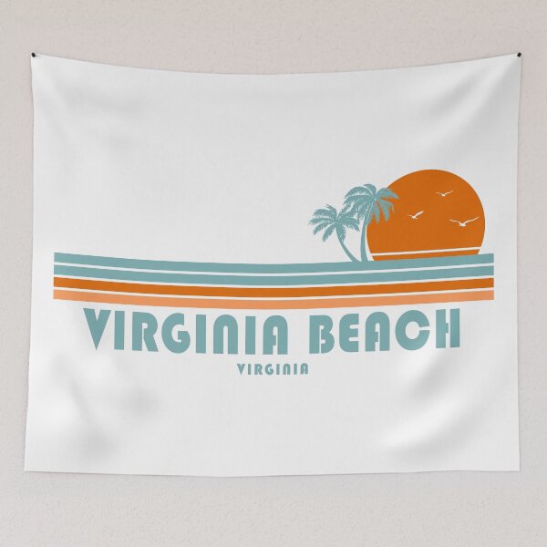 Item preview, Virginia Beach Virginia Sun Palm Trees designed and sold by Esskay Designs.