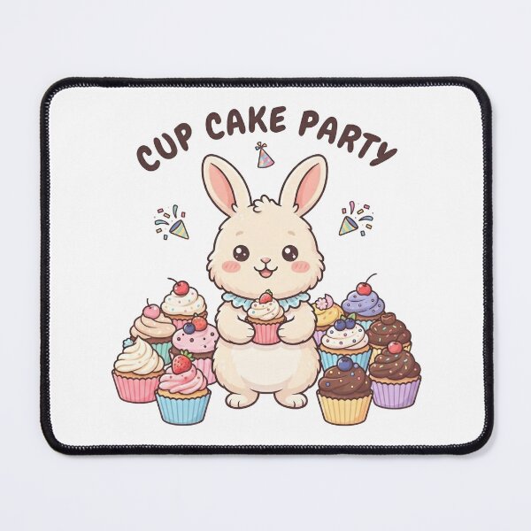 Item preview, Chibi bunny likes cupcakes designed and sold by cobano.