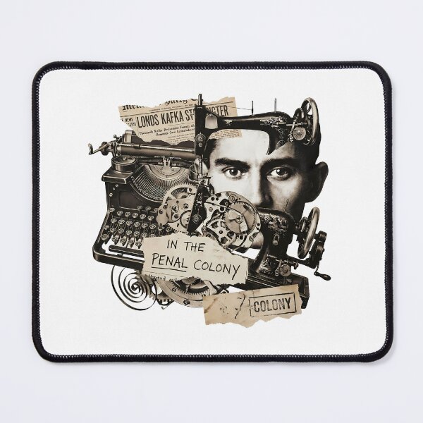 Item preview, Franz Kafka Literary Vintage Collage Art designed and sold by OzzFrequency.