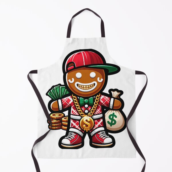 Item preview, Gangster Gingerbread Man Money Bag Christmas designed and sold by Miss Sassy Party Designs.