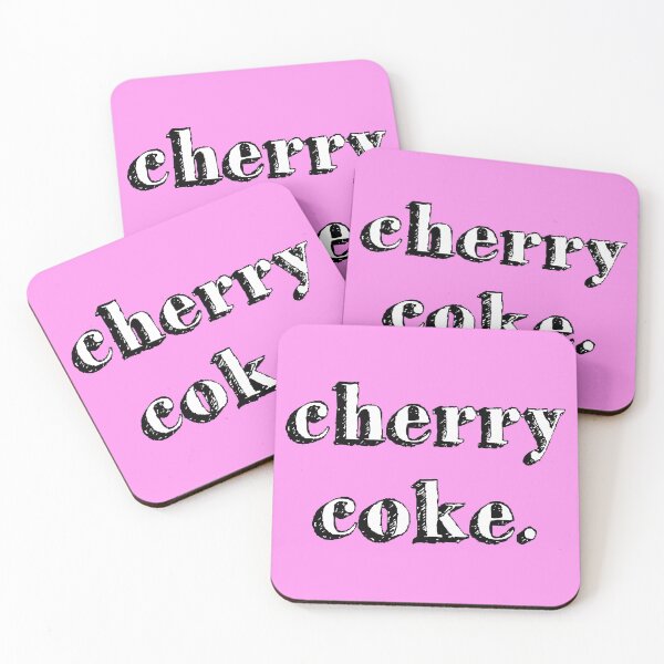 Item preview, cherry coke sign music bottle drink iconic pink designed and sold by Doctor Schtrudel.