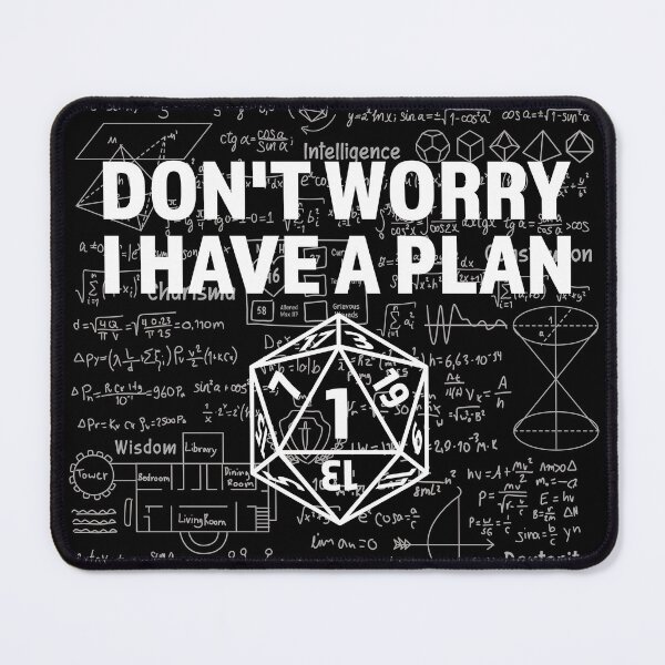 Item preview, DND Roll 1 Fail I Have A Plan designed and sold by ChailynReed.