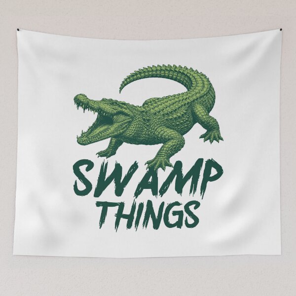 Item preview, Swamp Things – Funny Crocodile Swamp Design designed and sold by xndrlab.