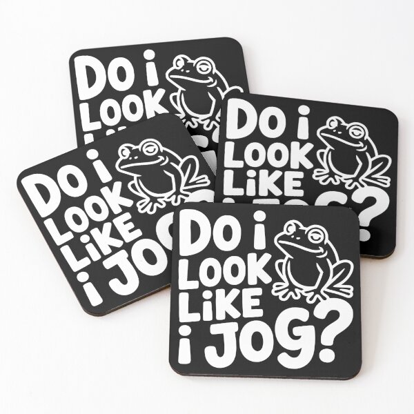 Item preview, Do I Look Like I Jog? designed and sold by theartfulaspie.