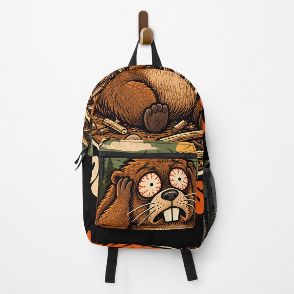 Item preview, Uncomfortably Specific Vibes Burnt Out Beaver Funny Corporate designed and sold by UncomfortablySpecific.