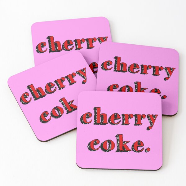 Item preview, cherry coke sign music bottle drink iconic pink red designed and sold by Doctor Schtrudel.