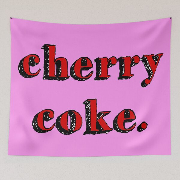 Item preview, cherry coke sign music bottle drink iconic pink red designed and sold by Doctor Schtrudel.