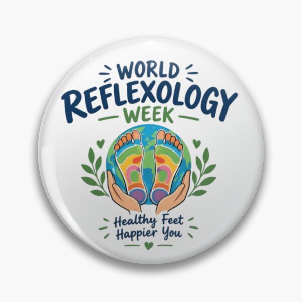 Item preview, World Reflexology Week Healthy Feet Happier You designed and sold by Fouitered.