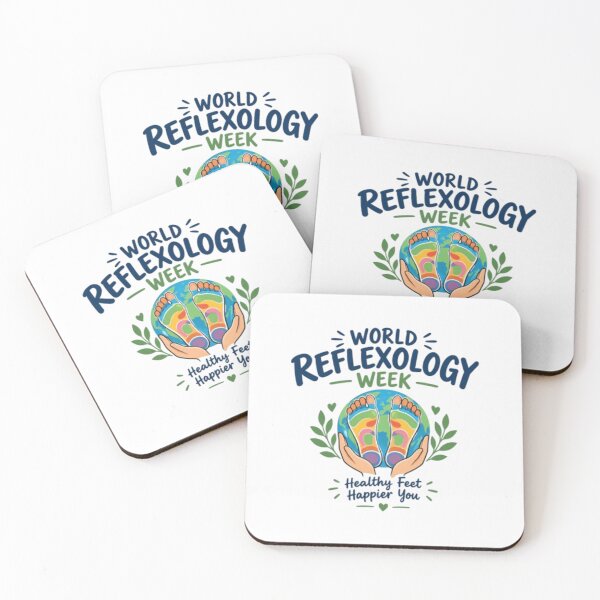 Item preview, World Reflexology Week Healthy Feet Happier You designed and sold by Fouitered.