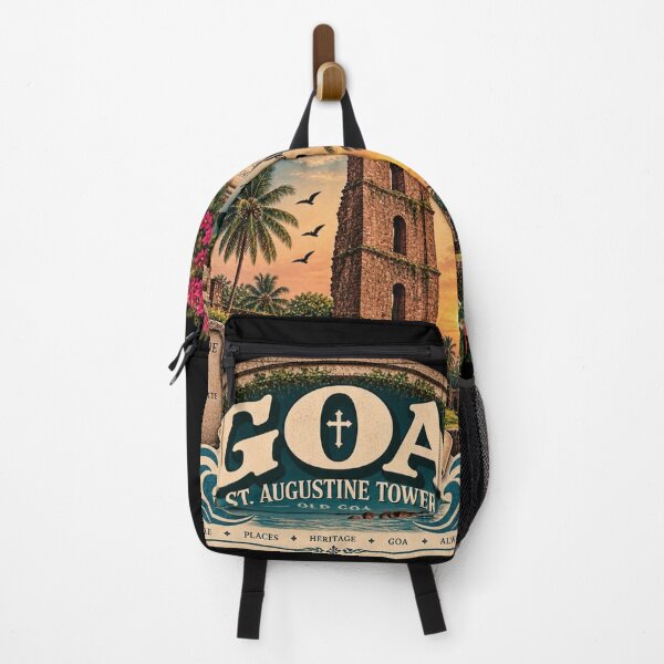 Item preview, St. Augustine Tower · Old Goa · UNESCO Heritage designed and sold by Goanheartprints.