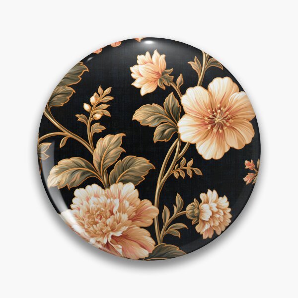 Item preview, Dark Vintage Floral Botanical Pattern designed and sold by TheVintageEdit.