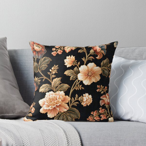 Item preview, Dark Vintage Floral Botanical Pattern designed and sold by TheVintageEdit.