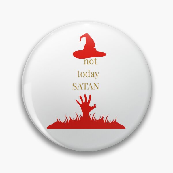 Item preview, Not today, Satan Halloween t shirt designed and sold by Mitti Di Khushboo.
