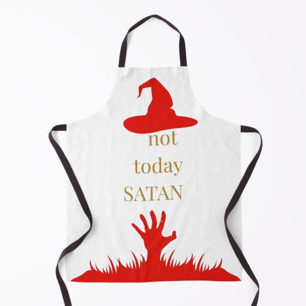 Item preview, Not today, Satan Halloween t shirt designed and sold by Mitti Di Khushboo.