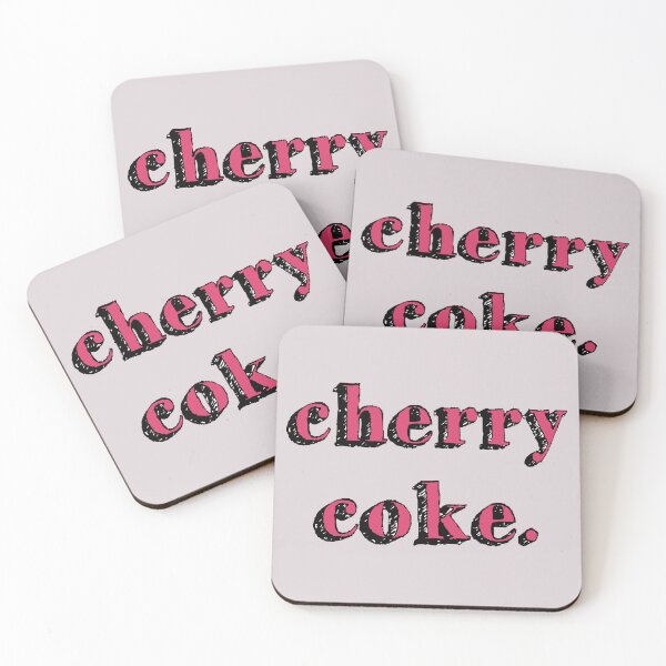 Item preview, cherry coke sign music bottle drink iconic vanilla red designed and sold by Doctor Schtrudel.