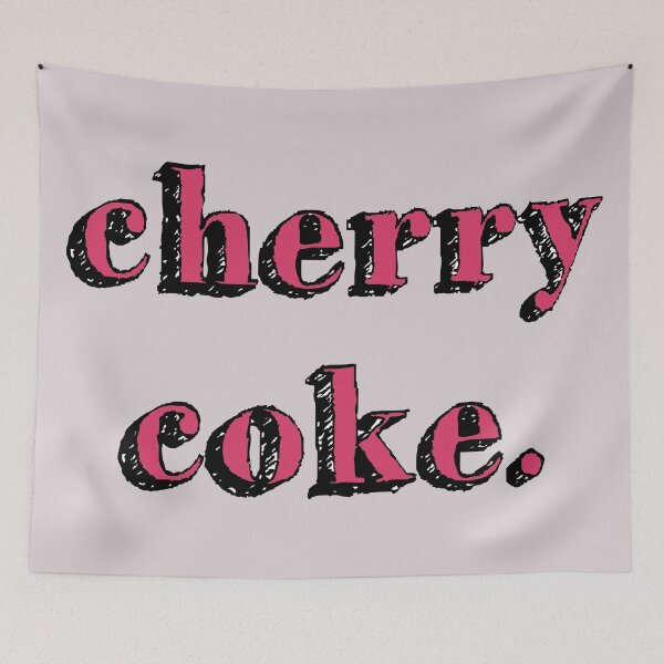 Item preview, cherry coke sign music bottle drink iconic vanilla red designed and sold by Doctor Schtrudel.