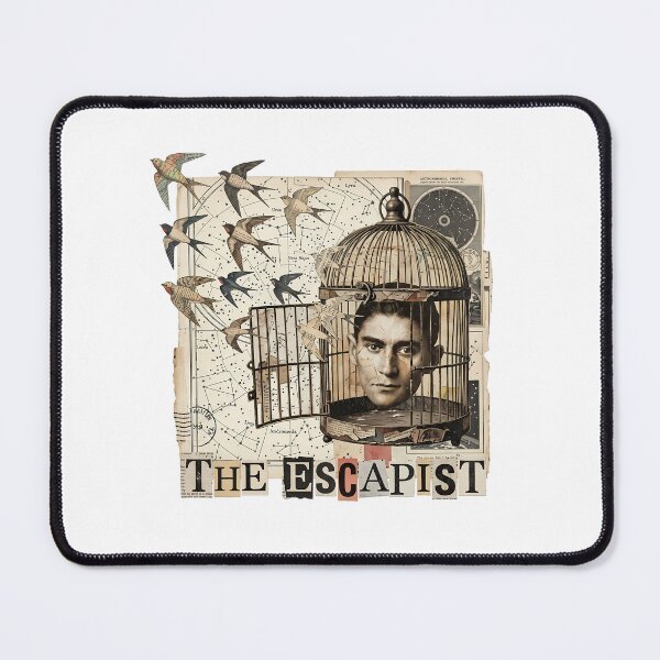 Item preview, Franz Kafka Literary Vintage Collage Art designed and sold by OzzFrequency.