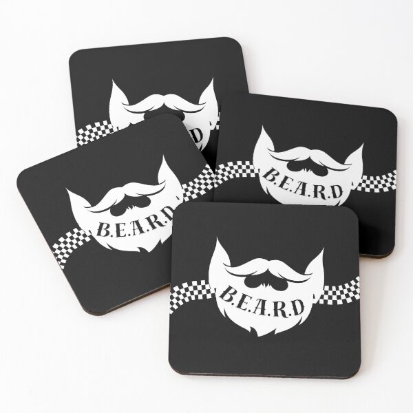 Item preview, BEARD Black Minimalist Cool Bearded Gentleman Graphic designed and sold by toycruisers_merch-butze.