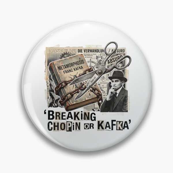 Item preview, Franz Kafka Literary Vintage Collage Art designed and sold by OzzFrequency.