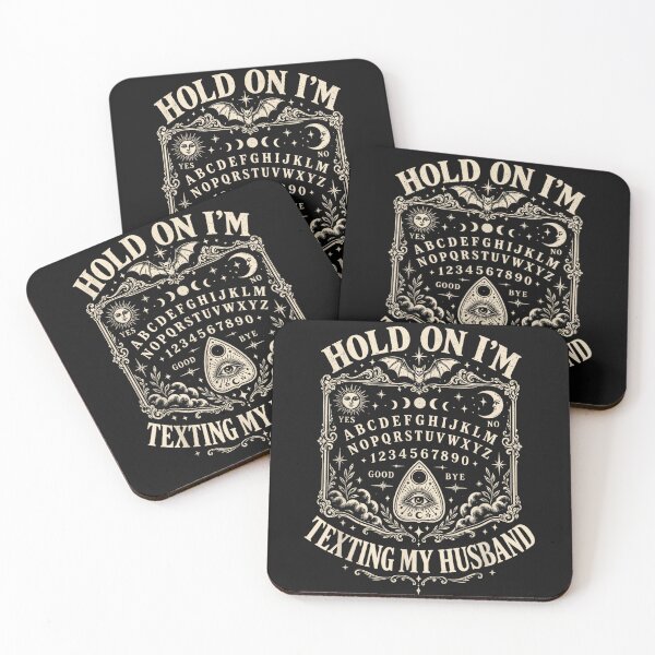 Item preview, Hold On I'm Texting My Husband Ouija Board Spirit Board designed and sold by leevekaArt.