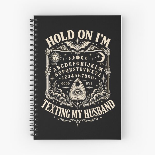 Item preview, Hold On I'm Texting My Husband Ouija Board Spirit Board designed and sold by leevekaArt.
