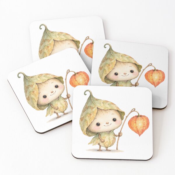 Item preview, Cute Leaf Guy 1A designed and sold by CrumbBumStudio.