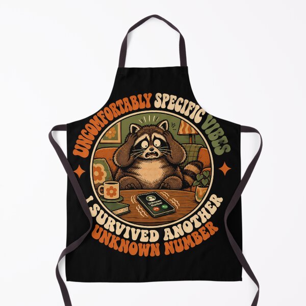 Item preview, Uncomfortably Specific Vibes I Survived Another Unknown Number Raccoon designed and sold by UncomfortablySpecific.