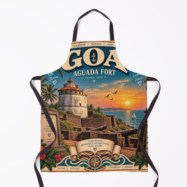 Item preview, Aguada Fort — Since 1612 · Goa designed and sold by Goanheartprints.