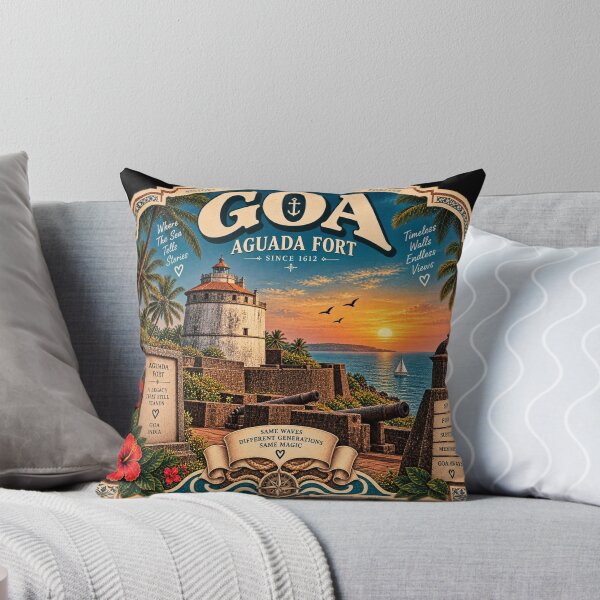 Item preview, Aguada Fort — Since 1612 · Goa designed and sold by Goanheartprints.