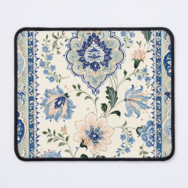 Item preview, Persian Floral Botanical Medallion Pattern designed and sold by TheVintageEdit.