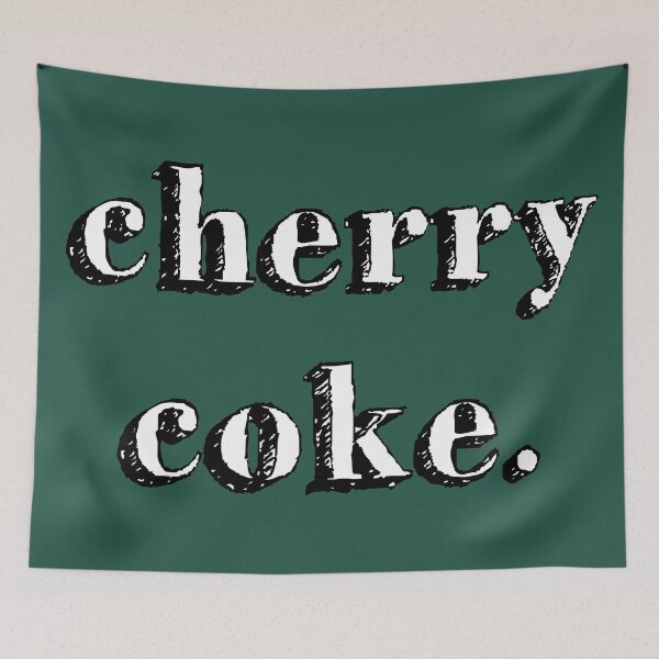 Item preview, cherry coke sign music bottle drink iconic green designed and sold by Doctor Schtrudel.