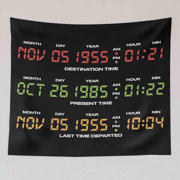 Item preview, Time Travel Digital Display – Retro 1985 designed and sold by sailor-moon92.