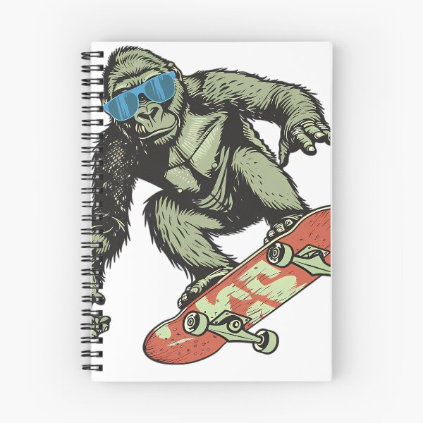 Item preview, Cool Skateboarding Gorilla designed and sold by Structure-Blue.