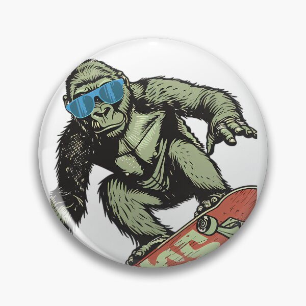 Item preview, Cool Skateboarding Gorilla designed and sold by Structure-Blue.