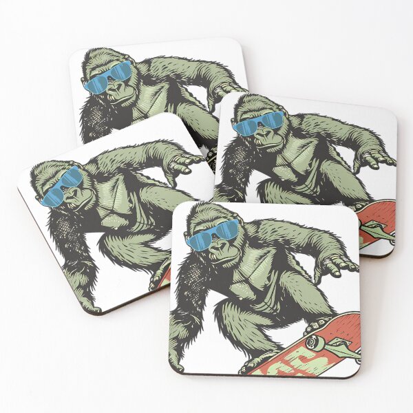 Item preview, Cool Skateboarding Gorilla designed and sold by Structure-Blue.